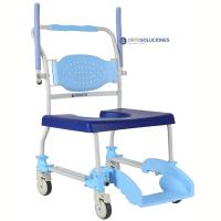 Silla de ducha y WC MOEM XXL hasta 240 Kg.