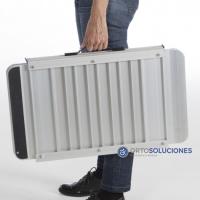 Rampa de aluminio plegable con asa de transporte RP