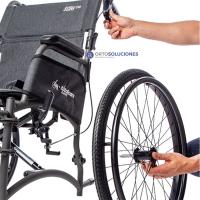 Silla de ruedas aluminio SABY LITE autopropulsable