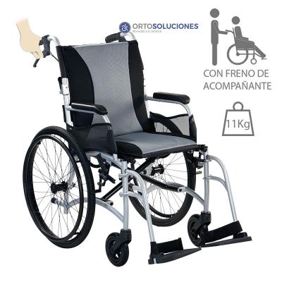 Silla de rueda de aluminio ERGO TRANSIT Autopropulsable