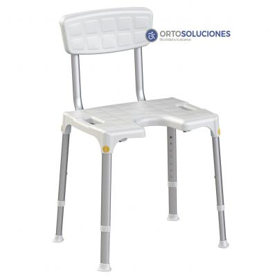 Silla ducha PORTOFINO asiento en U